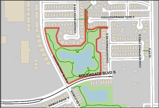 Couleecreek Park Map