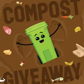 Compost Giveaway social poster graphic
