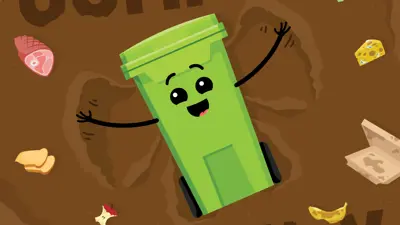 Compost Giveaway social poster graphic