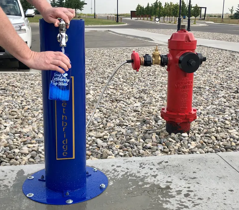 Water filling station 