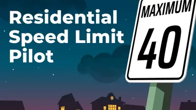Residential Speed limit 40 pilot Social