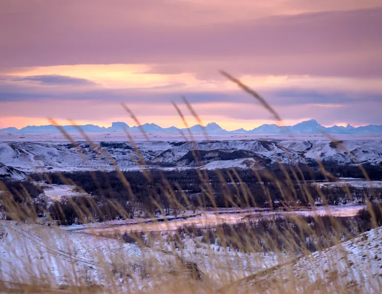 Winter coulee river photo Jody Young contest