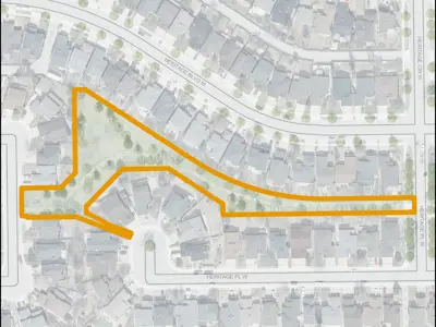 Heritage Place Park East Map Outline