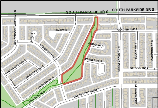 Lakeview Greenstrip North Map