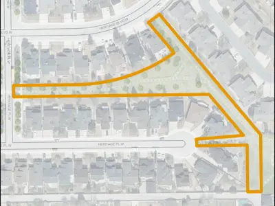 Heritage Place Park East Map Outline