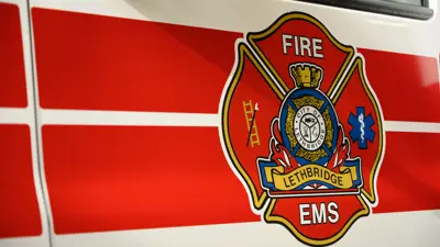 Lethbridge Fire EMS Truck Crest