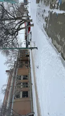 11 St S winter snowy roads