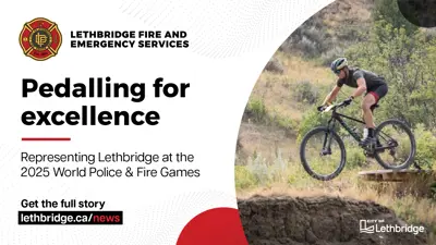 Pedalling for excellence: representing Lethbridge at the 2025 World Police & Fire Games