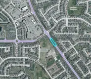 University Dr Patching route July 18 2024 map