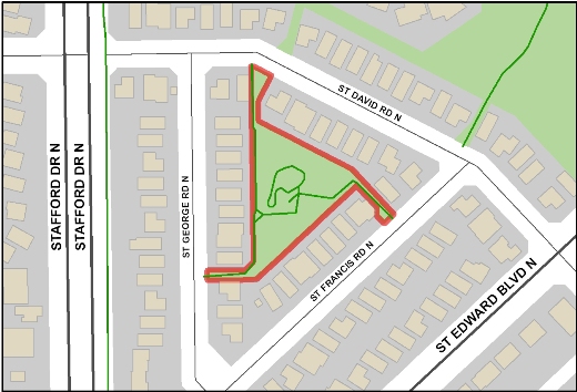 St Francis Park Map