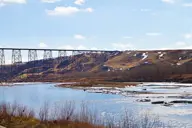Oldman river Bridge Spring Melt