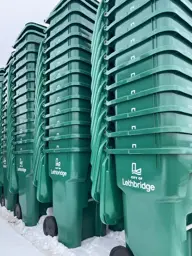 Organic Green Cart Bins Multiple