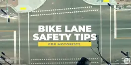 Bike Lane Tips for Motorists graphic