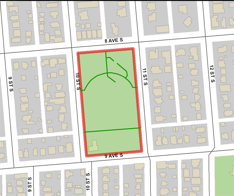 Kinsmen Park Map