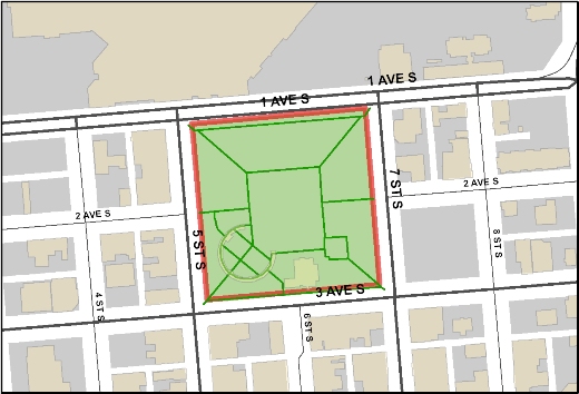 Galt Gardens Map