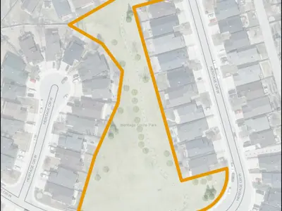 Heritage Circle Park Map Outline