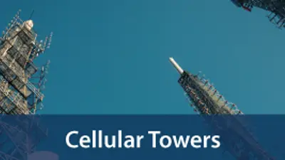 Cellular Towers view to sky