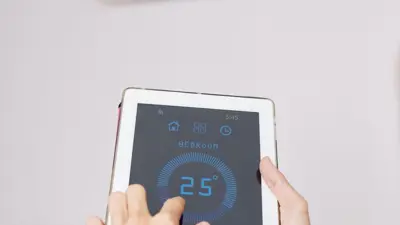 Ipad home thermostat
