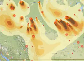 Fire smoke forecast 05 16 2023