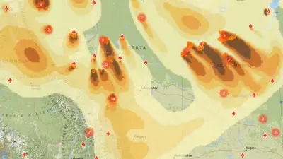 Fire smoke forecast 05 16 2023