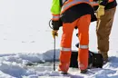 Crew testing ice safety