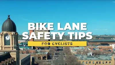Bike Lane Safety Tips for Cyclists clock tower in background