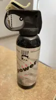contaminant Bear Spray up close