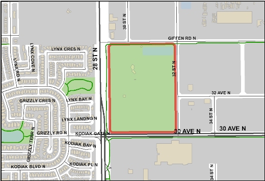 Lethbridge Sports Park Map