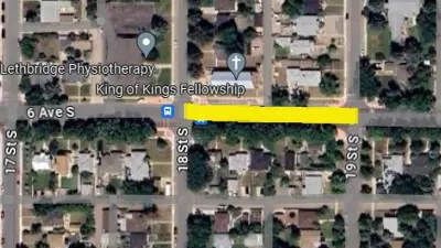 6 Ave road closure map