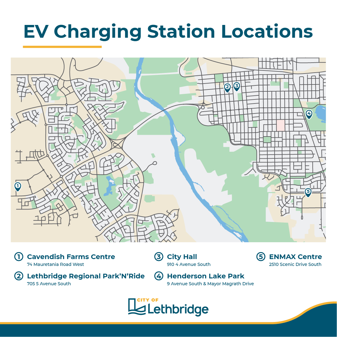 EV charging station map