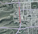 Sept 4 2024 Road Closures Scenic map view