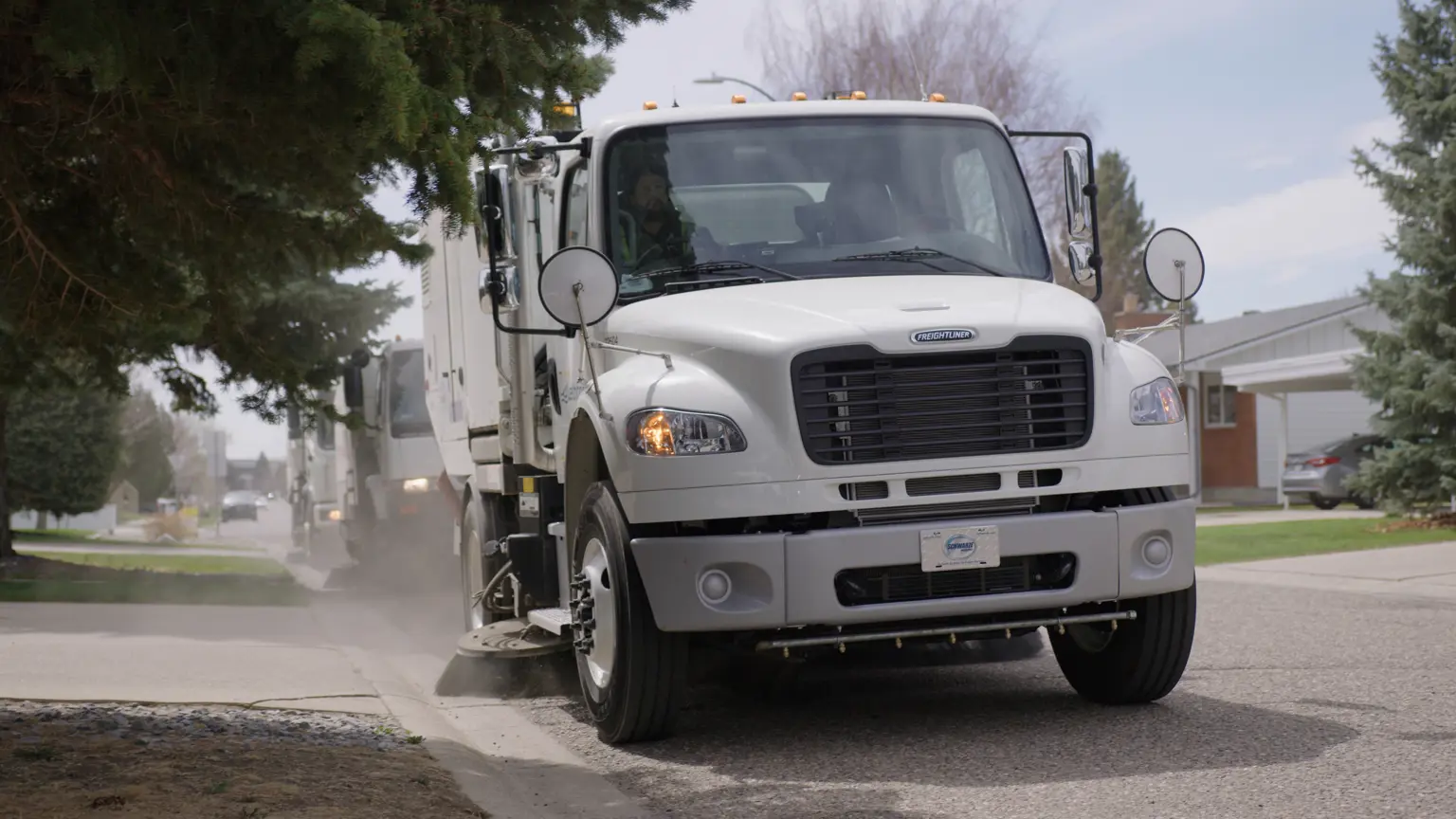 Street Sweep Truck Street Sweeping