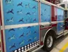 Fire 3 Firetruck with blue horse decal