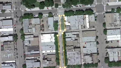 6 Street S lighting map