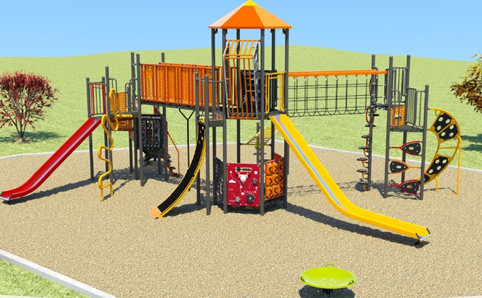 Artist rendering of new Mt. Blakiston playground