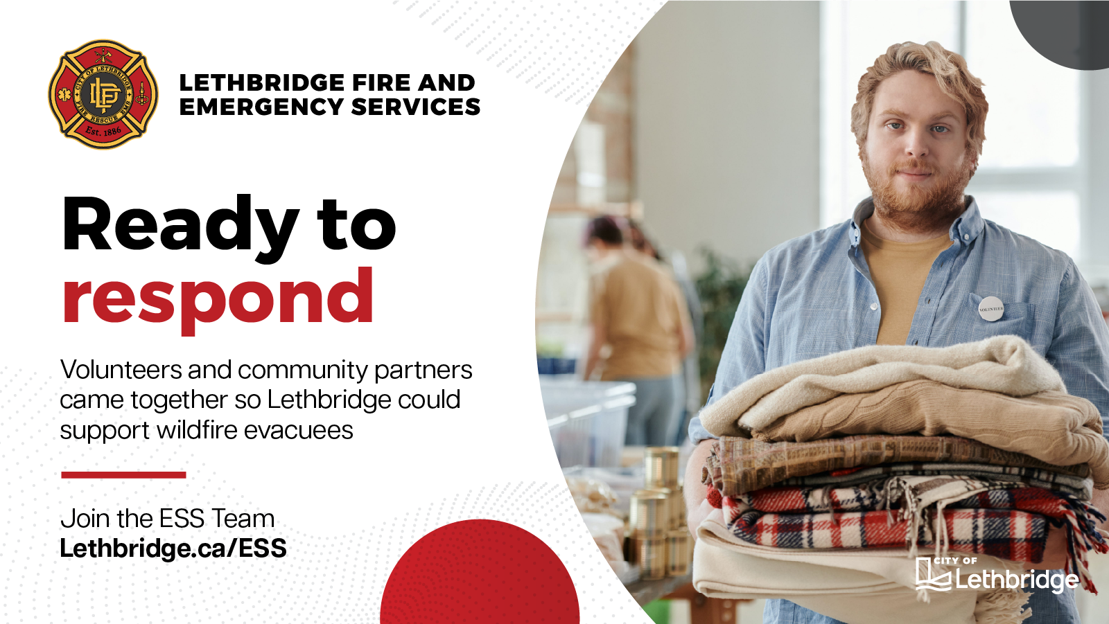 Ready to respond - volunteers are invited to join the Emergency Social Services Team