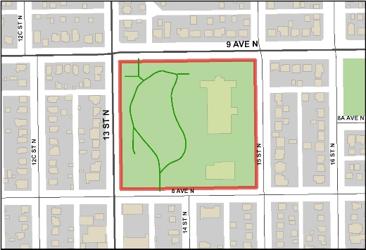 Adams Park Map