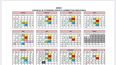 2023 SPC Council Calendar