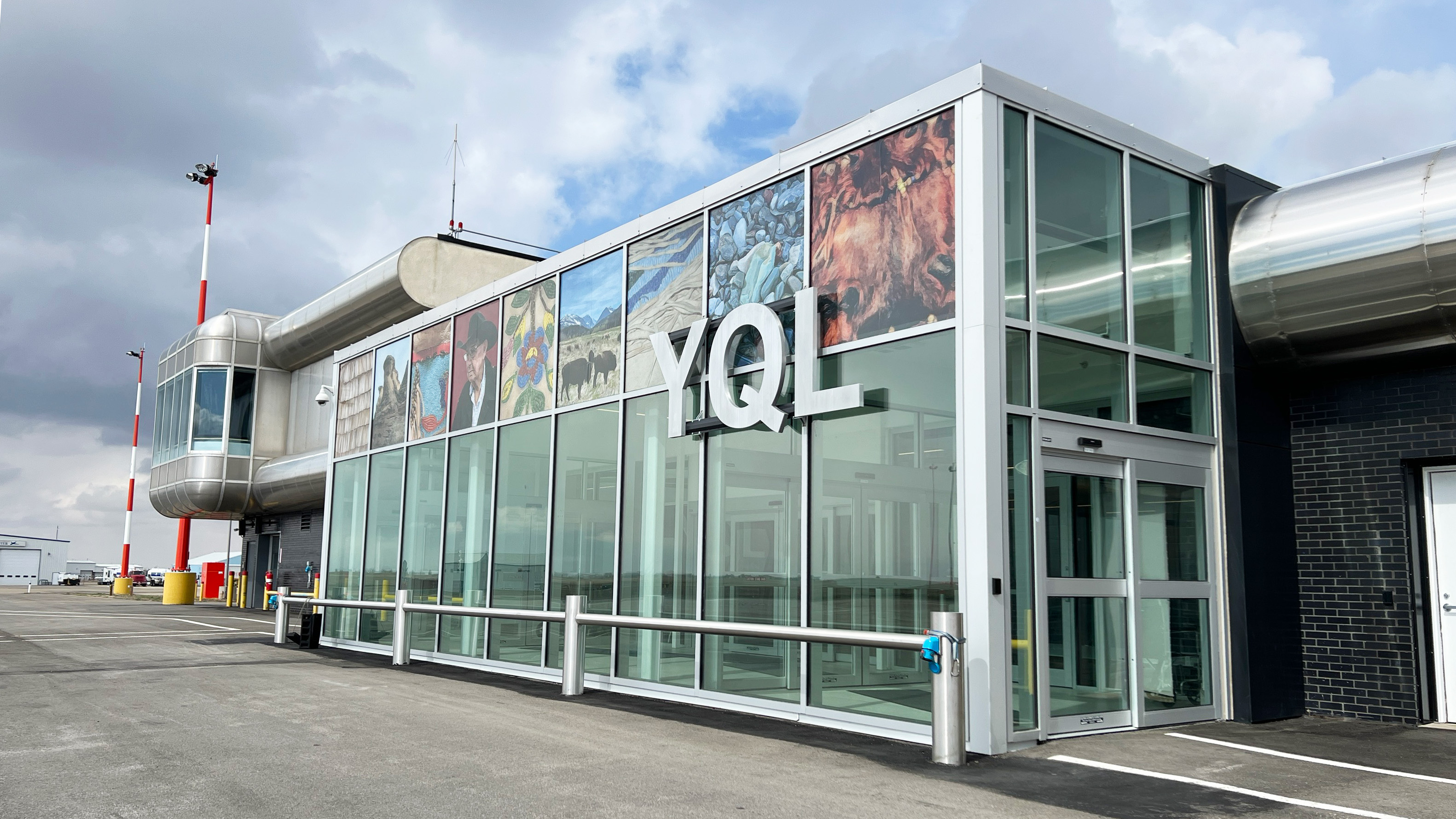 Airside vestibule YQL Airport