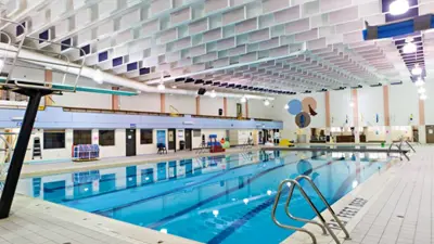 Stan Siwik Pool lane swim diving board