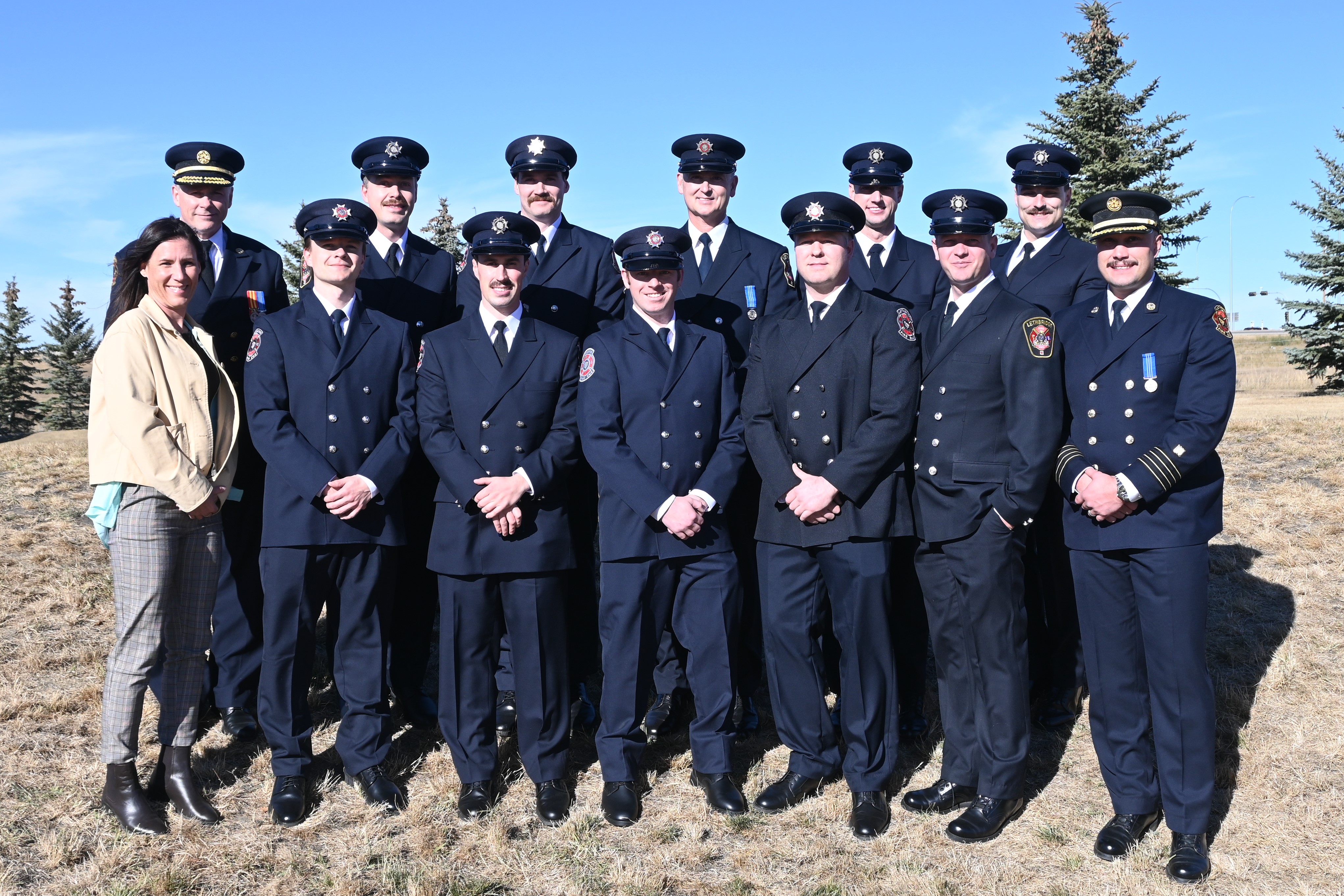 Lethbridge Fire and Emergency Services Excellence in Resuscitation Award recipients 2025