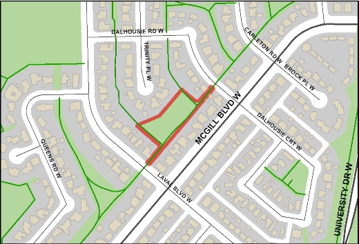 Trinity Park Map