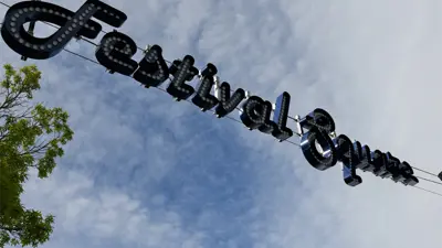 Festival Square Sign