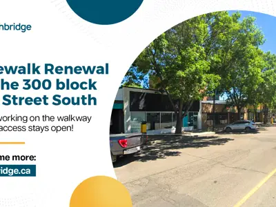 8 Street South sidewalk renewal 