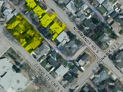 Normandy and Corvette power outage map March 19 2024