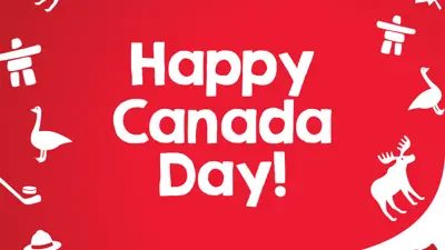 Happy Canada Day News Centre Graphic
