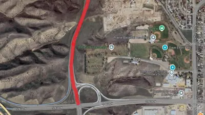 Scenic Dr closure map