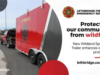 Protecting our community from wildfires - new Wildland Sprinkler Trailer enhances wildfire protection 
