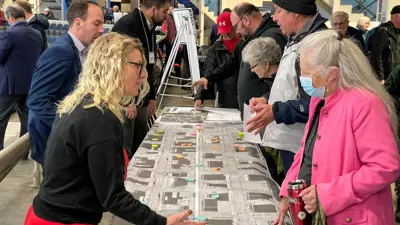 Community Conversations Engagement inside Sportsplex