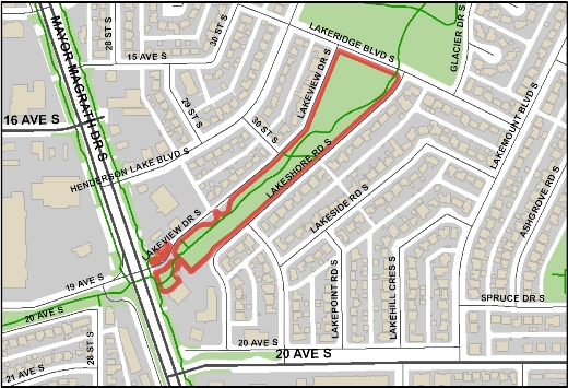 Lakeview Greenstrip South Map